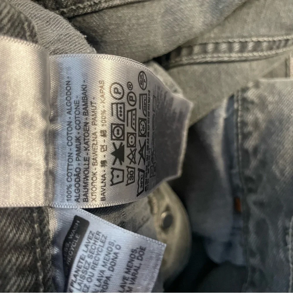 Levi’s 501 Gray Button Fly Denim Jeans